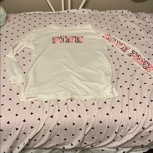 Pink long sleeve t shirt